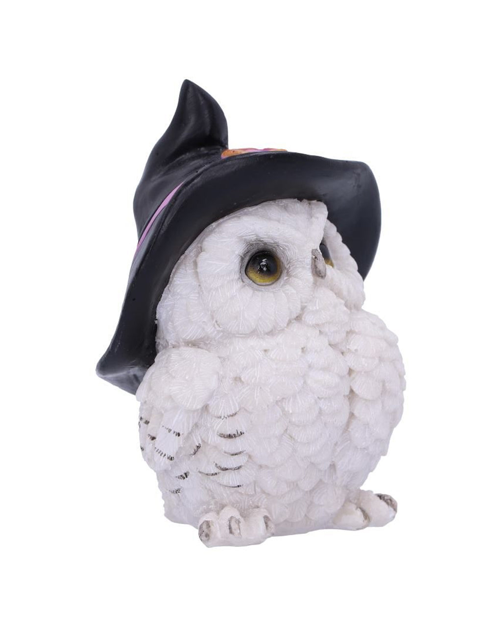Zauberhafte Schneeeule mit Hexenhut