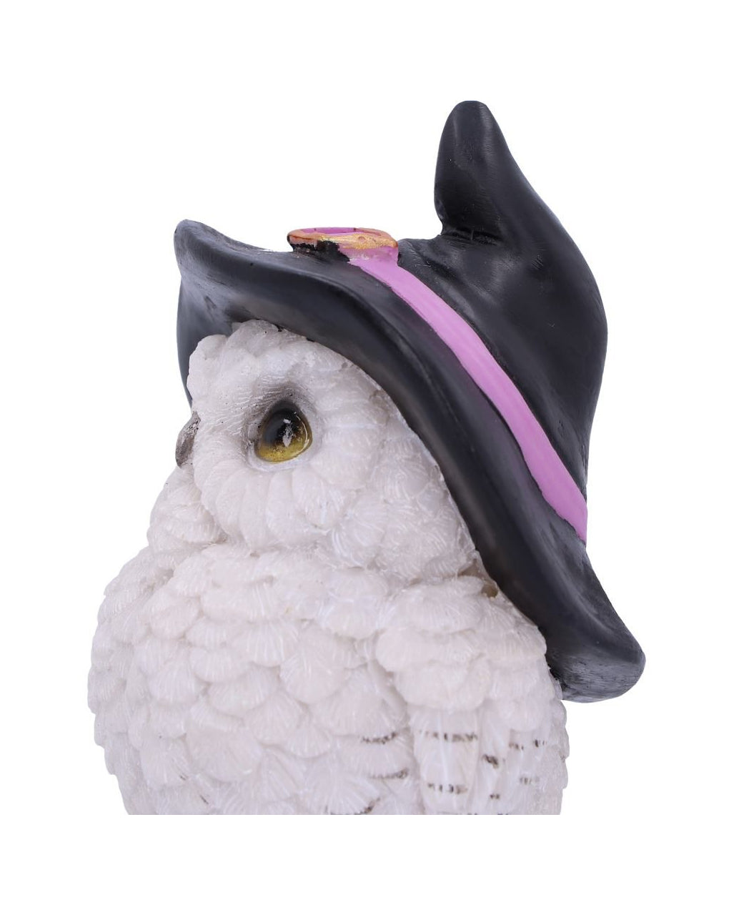 Zauberhafte Schneeeule mit Hexenhut