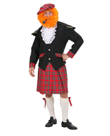 Schotten Kostüm mit Kilt & Mütze