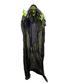 Schüttelhexe Hängefigur mit Sound & Light 182cm