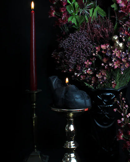 Black Anatomical Heart Candle