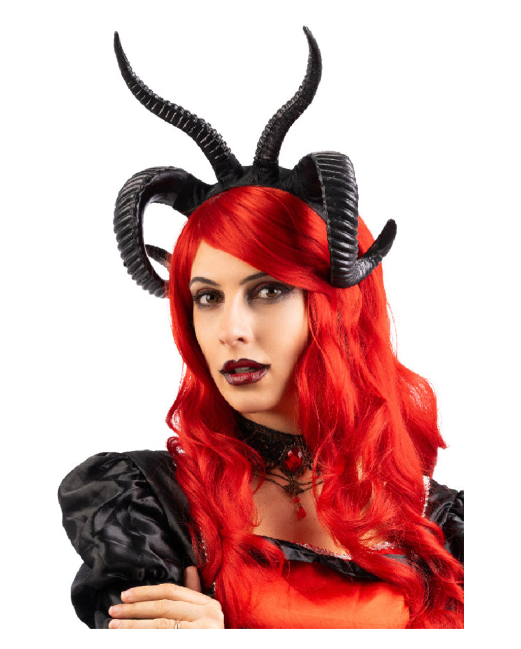 Black Demon Horns Hairband