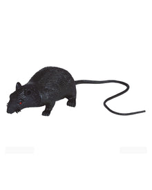 Deko Ratte schwarz 15cm