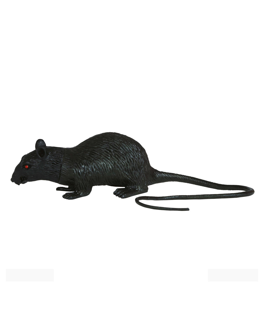 Deko Ratte schwarz 15cm