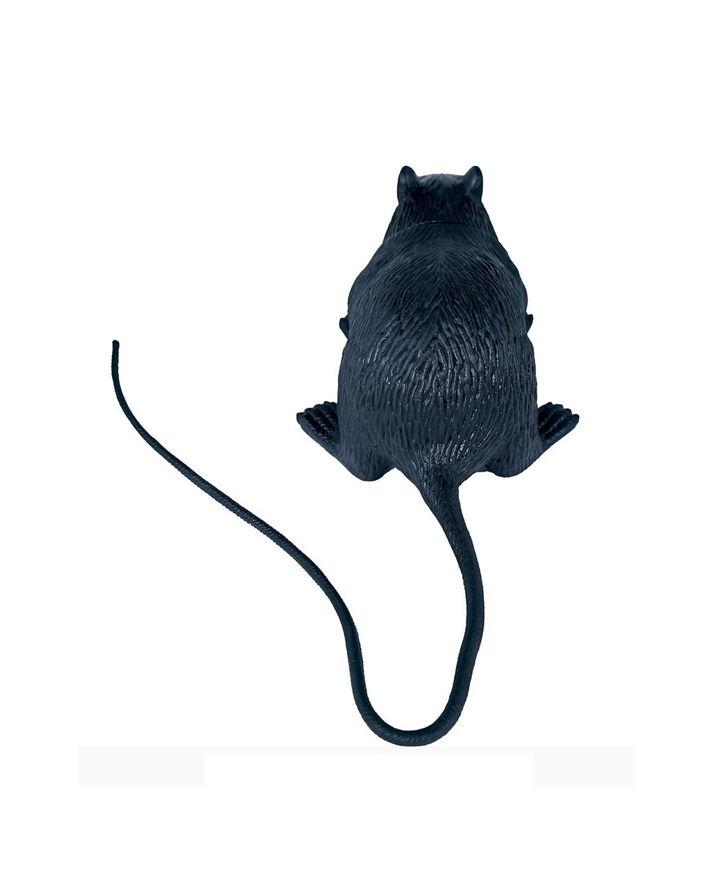 Deko Ratte schwarz 15cm
