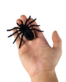 Schwarze Halloween Spinnen 4 St.