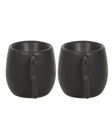 Schwarze Eierbecher mit Fledermausflügeln als 2er-Set