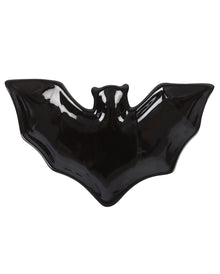 Schwarzer Fledermaus Schmuckteller 20cm