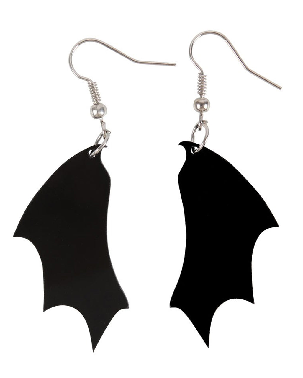 Black Bat Wing Earrings