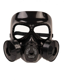 Kunststoff Gasmaske schwarz