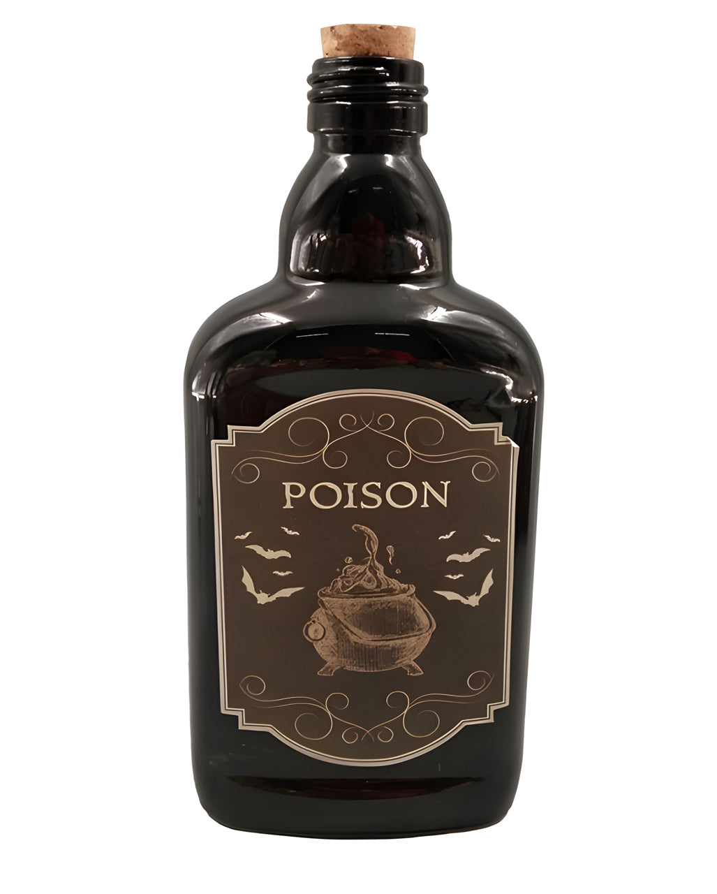 Schwarze Zaubertrank & Gift Flasche 19cm