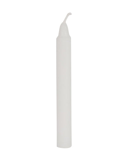Weiße "Glücklichsein" Hexenkerzen 12 St.