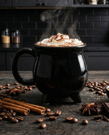 Schwarzer Hexenkessel als Tasse  400ml