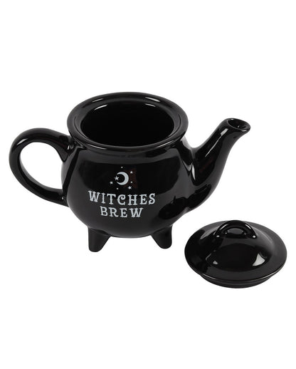 Schwarze Hexengebräu Teekanne