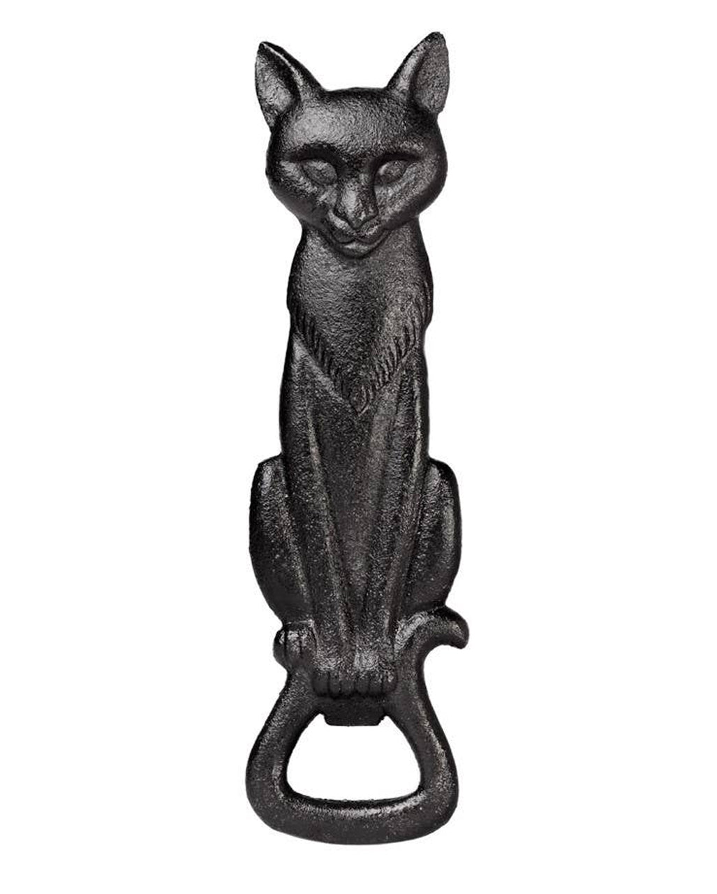 Schwarze Katze Flaschenöffner