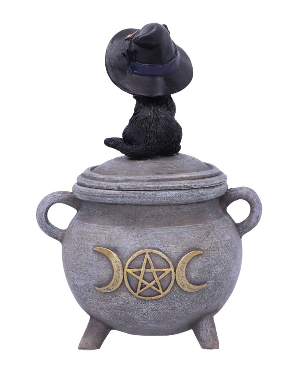 Hexenkätzchen mit Hexenkessel Box 14cm