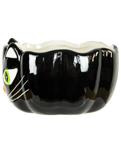 Schwarze Katze Schale 16cm