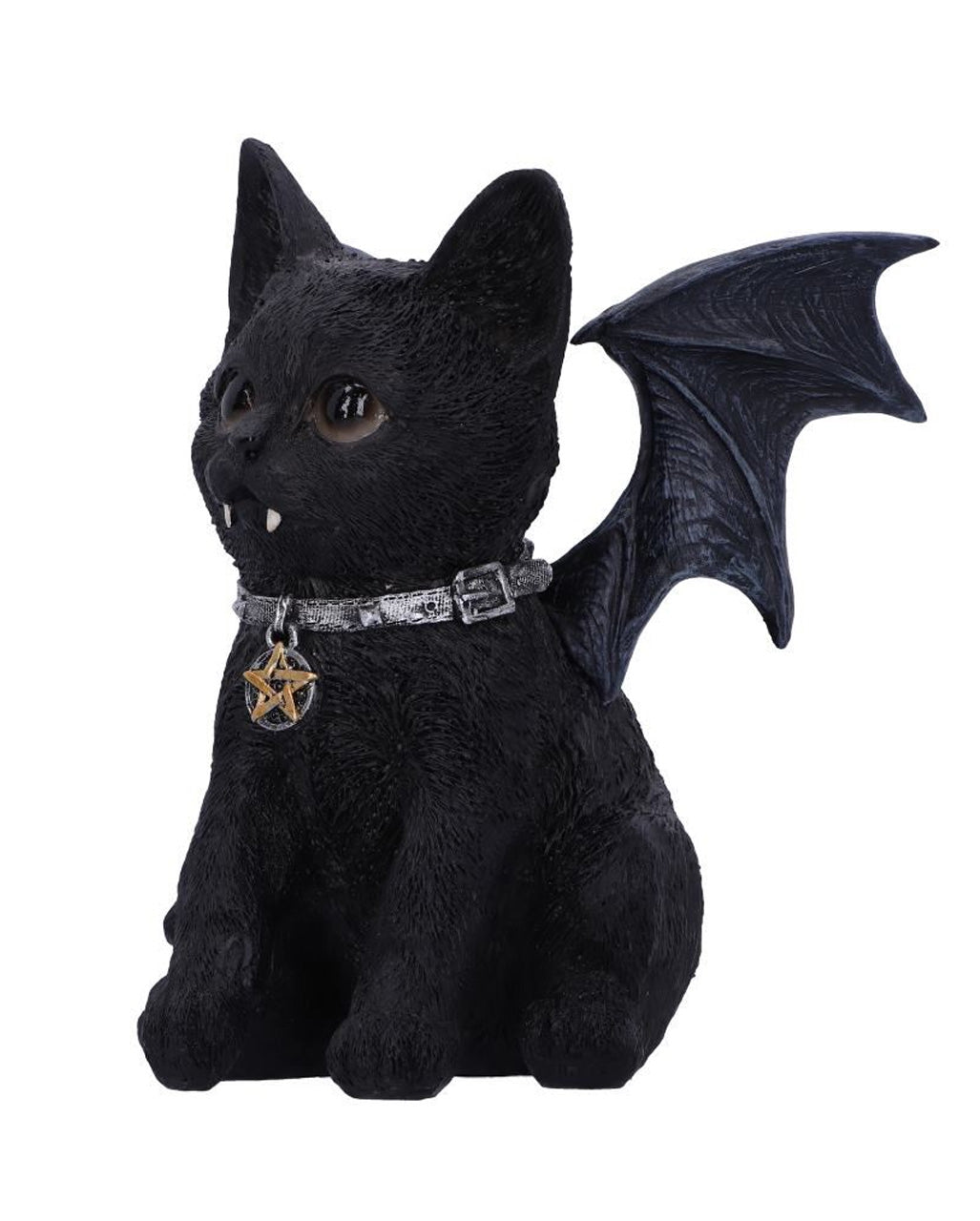 Schwarze Katzenfigur Vampuss 16cm