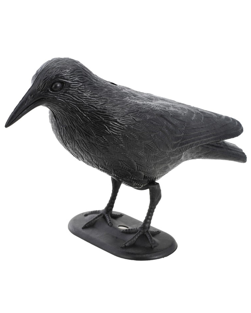 Lebensgroßer Rabe aus Kunststoff 31cm