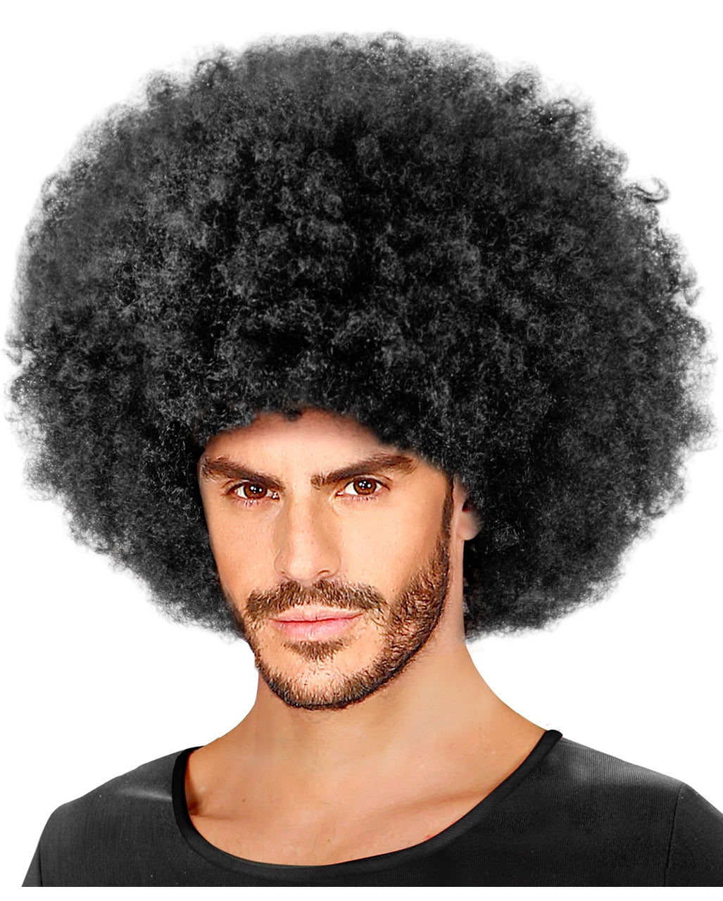 Schwarze Ultra Afro Perücke Unisex