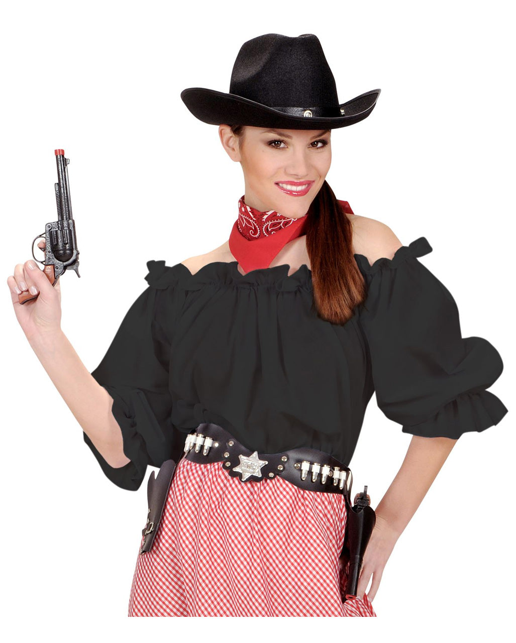 Piratenbluse Schwarz