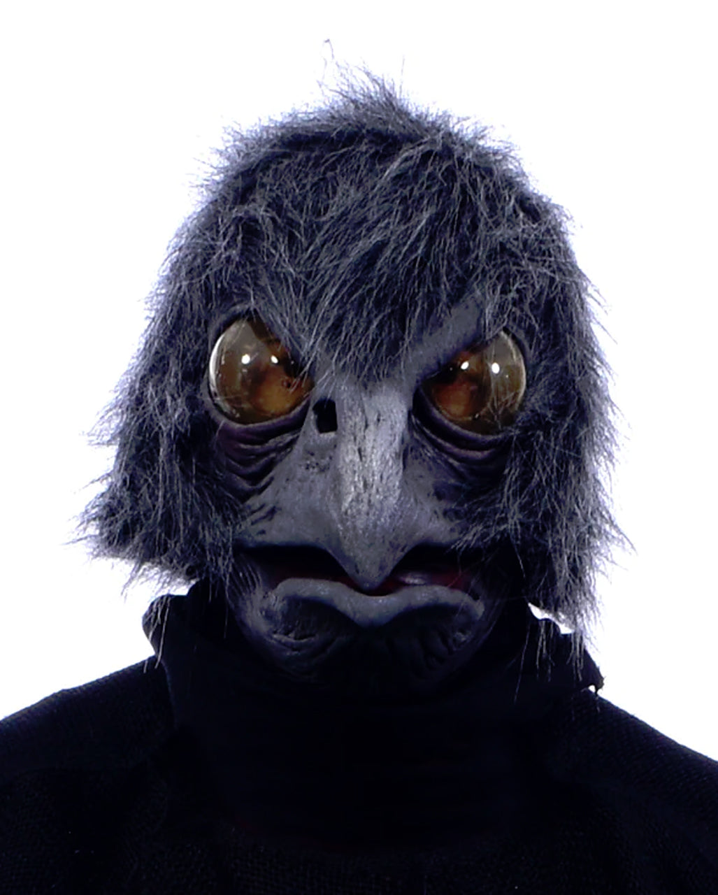Schwarze Rabenkopf Maske