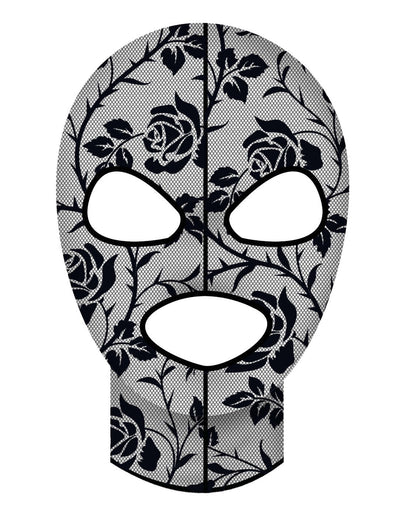 Black Rose Lace Hood