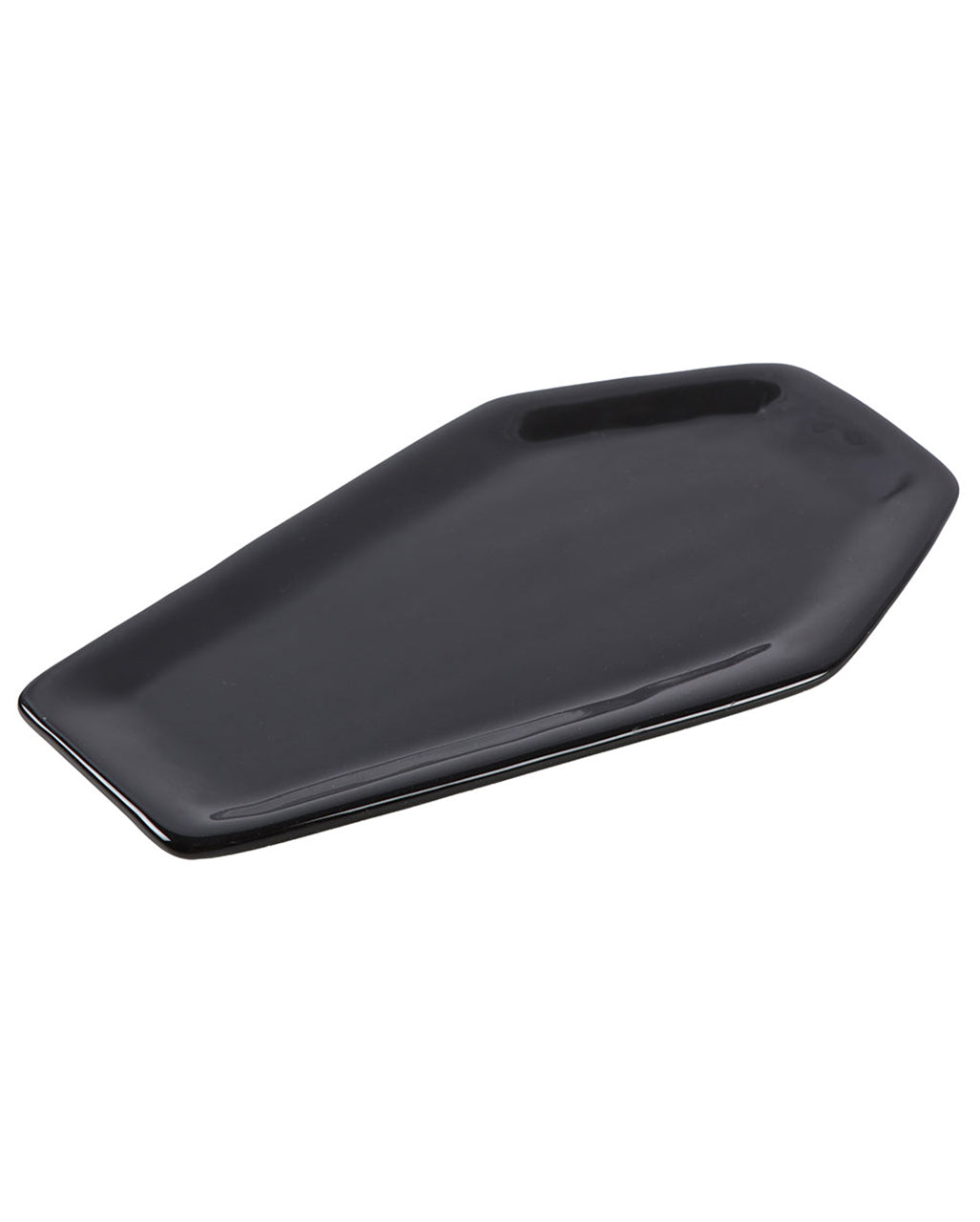 Schwarzer Sarg Schmuckteller 11cm
