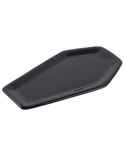 Schwarzer Sarg Schmuckteller 11cm