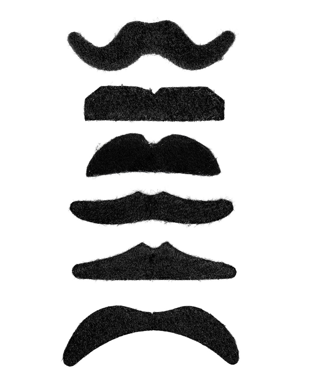 Schwarzes Schnurrbart Set