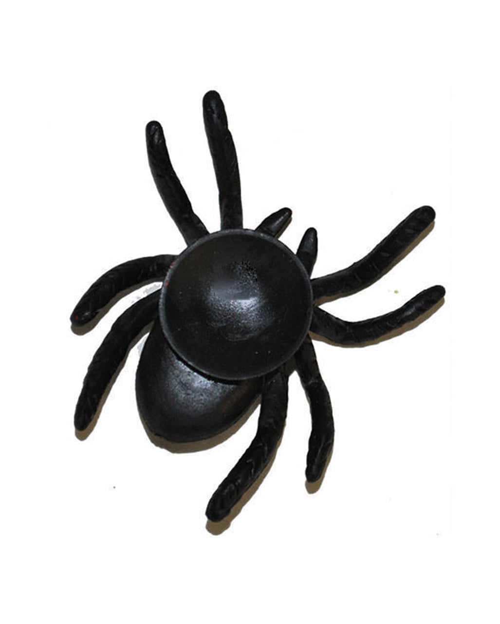 Schwarze Spinnen mit Saugnapf 4 Stück