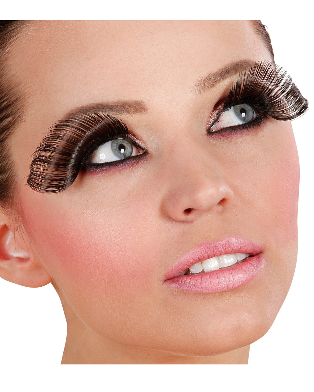Super lange schwarze Kunst Wimpern
