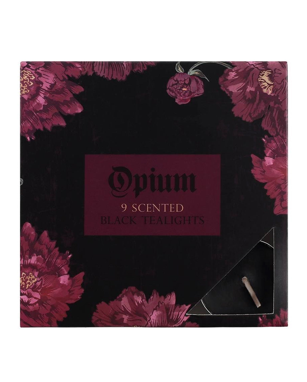 Opium Parfümierte Schwarze Teelichter 9 St.