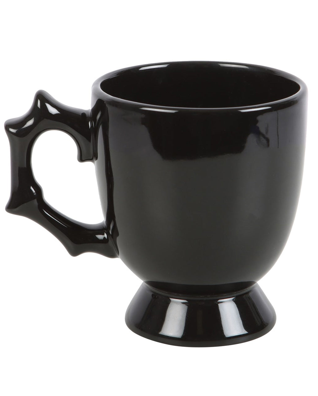 Schwarze Teetasse mit Spinne 11cm