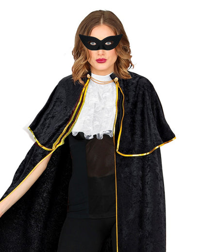 Schwarze Venezianische Augenmaske