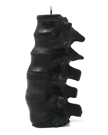 Schwarze Wirbelsäulenkerze 13 cm