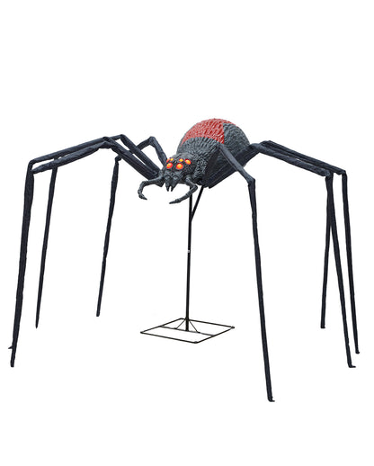 Schwarze Witwe XXL Halloween Gartendeko 150cm