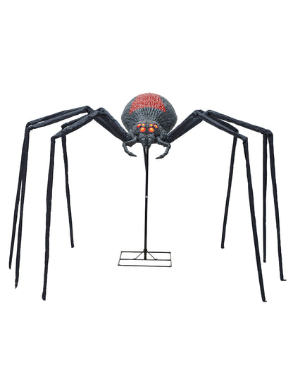 Schwarze Witwe XXL Halloween Gartendeko 150cm