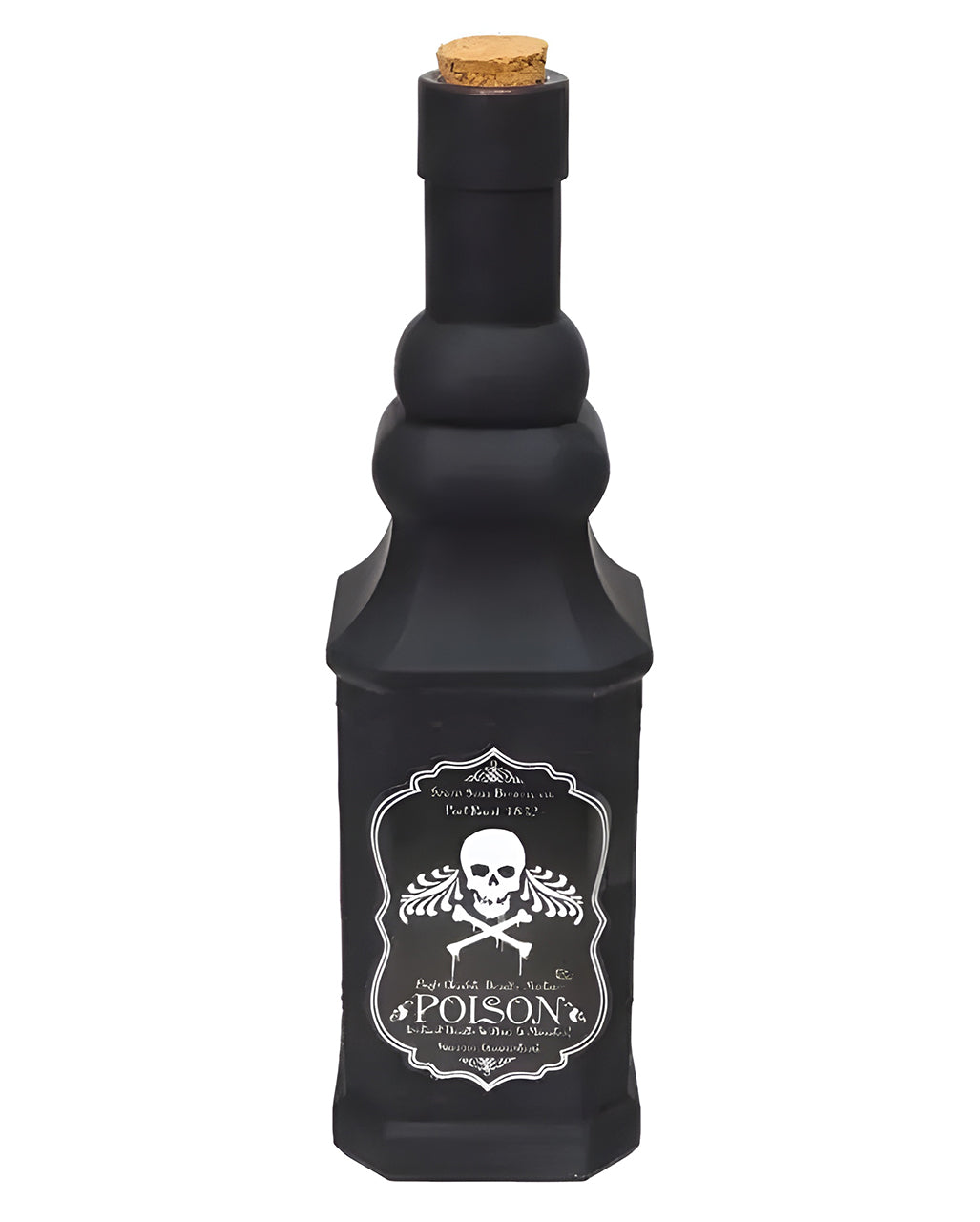 Schwarze Flasche für Gift & Zaubertrank 24cm