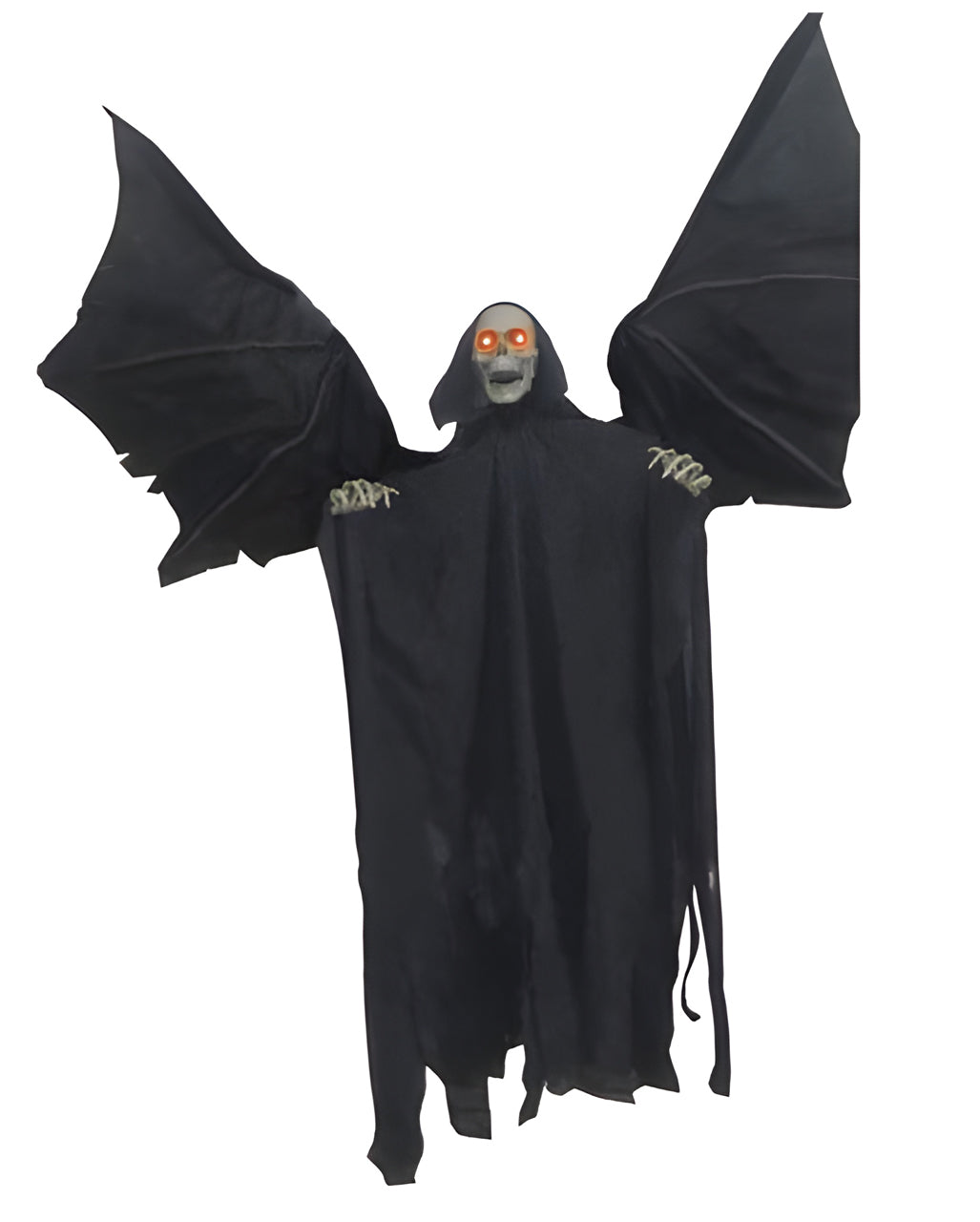 Flügel bewegender Grim Reaper Hängefigur 89cm