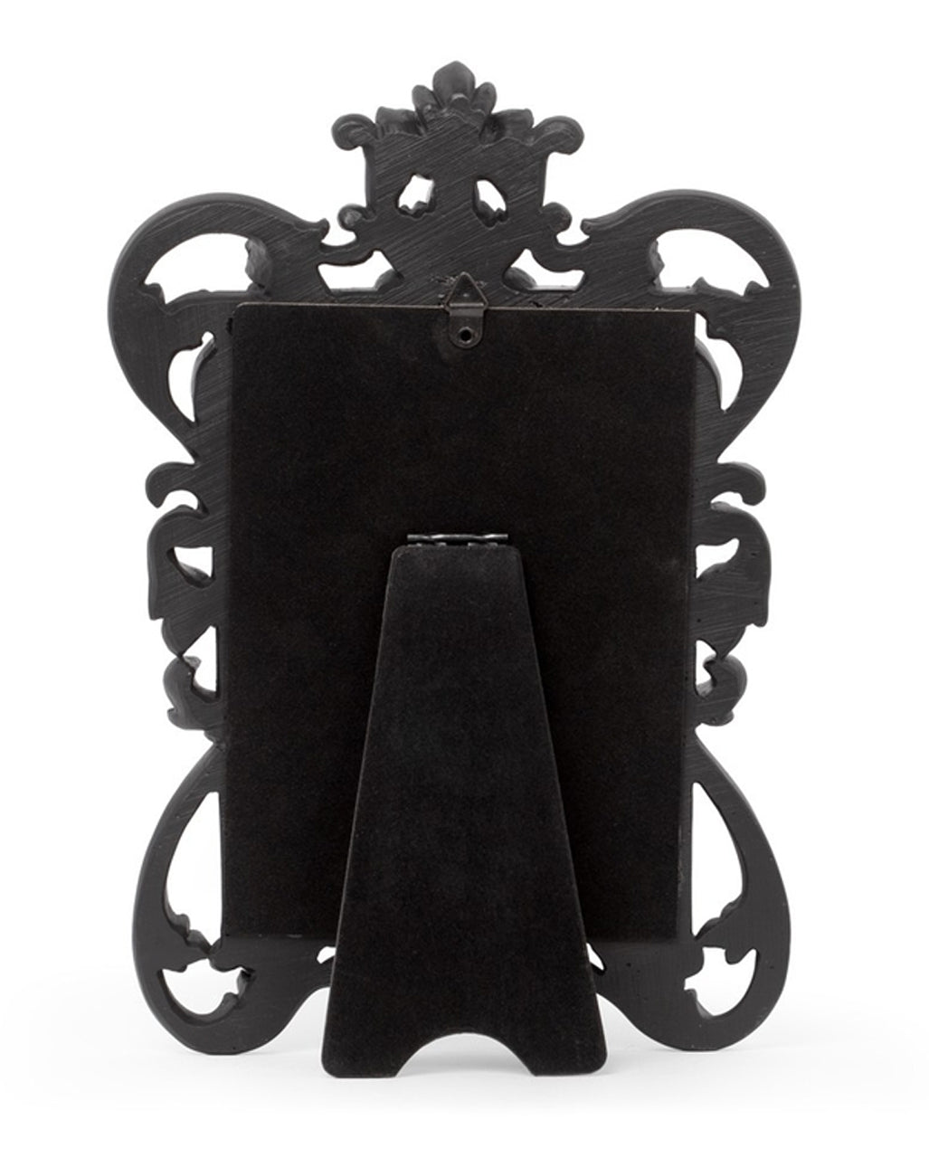 Schwarzer Gothic Barock Spiegel 26,5cm