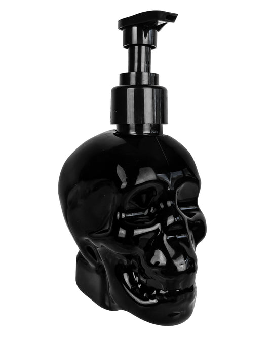 Schwarzer Totenkopf mit Handseife 300ml