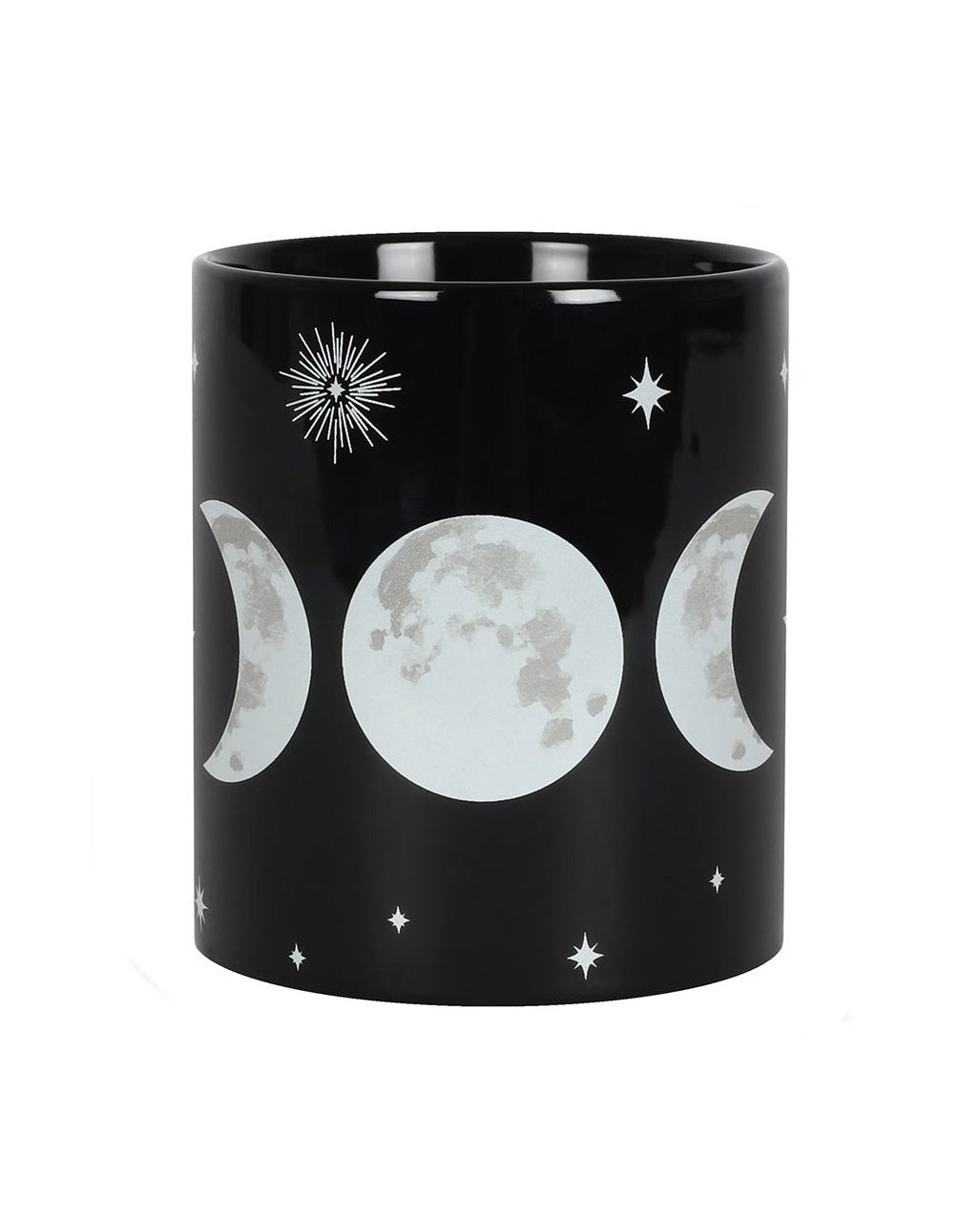 Schwarze Triple Moon Kaffeetasse
