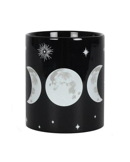 Schwarze Triple Moon Kaffeetasse