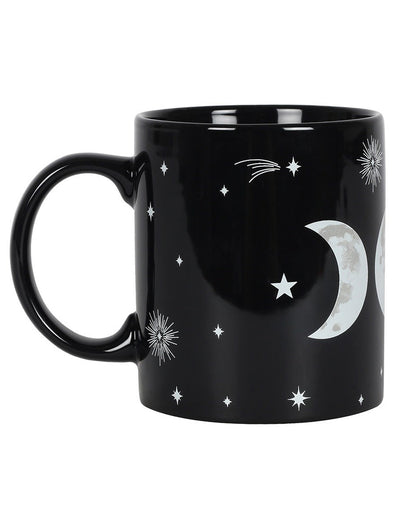 Schwarze Triple Moon Kaffeetasse