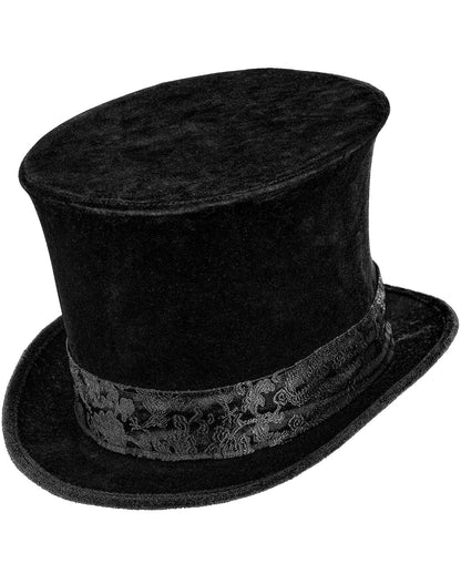 Black Velvet Top Hat