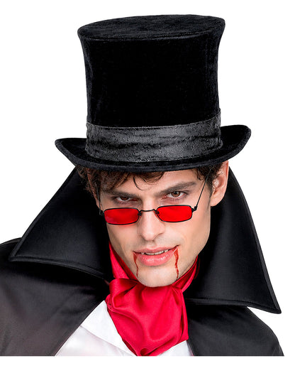 Black Velvet Top Hat