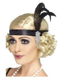 Charleston Kopfschmuck schwarz