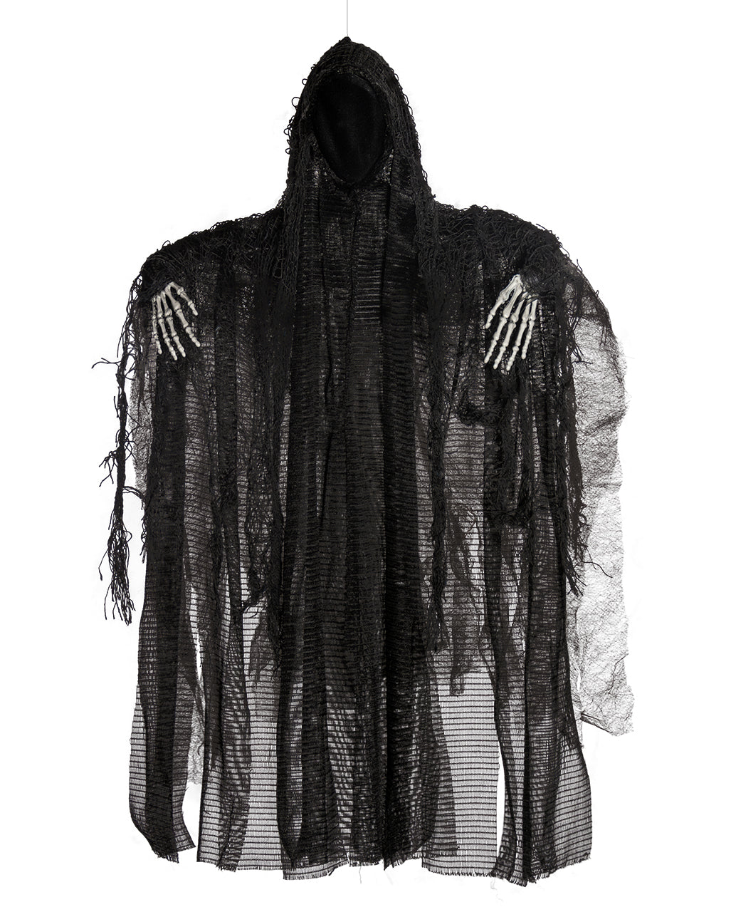 Black Faceless Ghost Hanging Figure 50cm