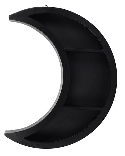 Schwarzer Halbmond Wandregal 42cm